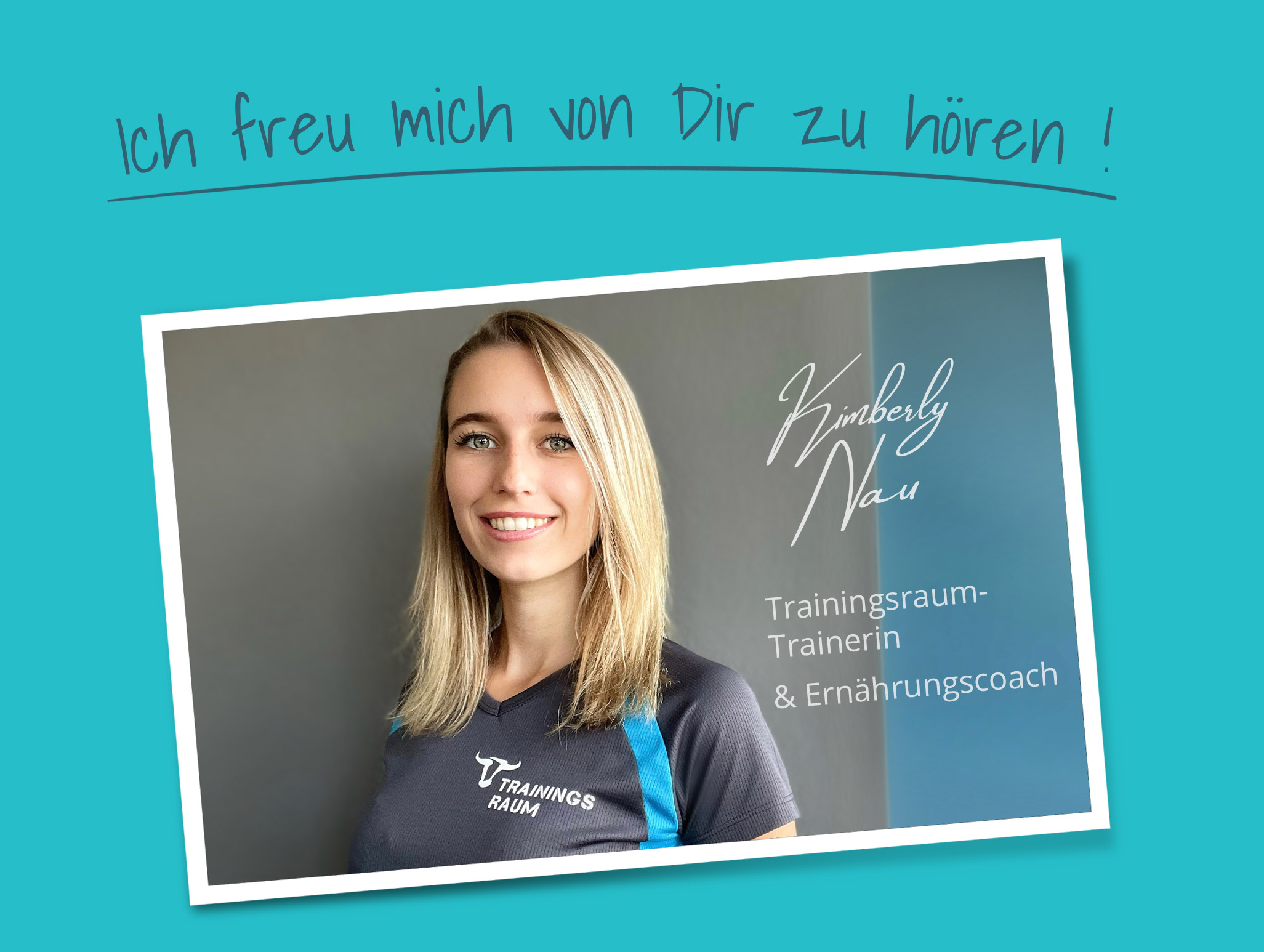 Ich freue mich von Dir zu hören! Ich freue mich von Dir zu hören!